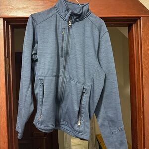 Port Authority Blue Full-Zip Sweatshirt